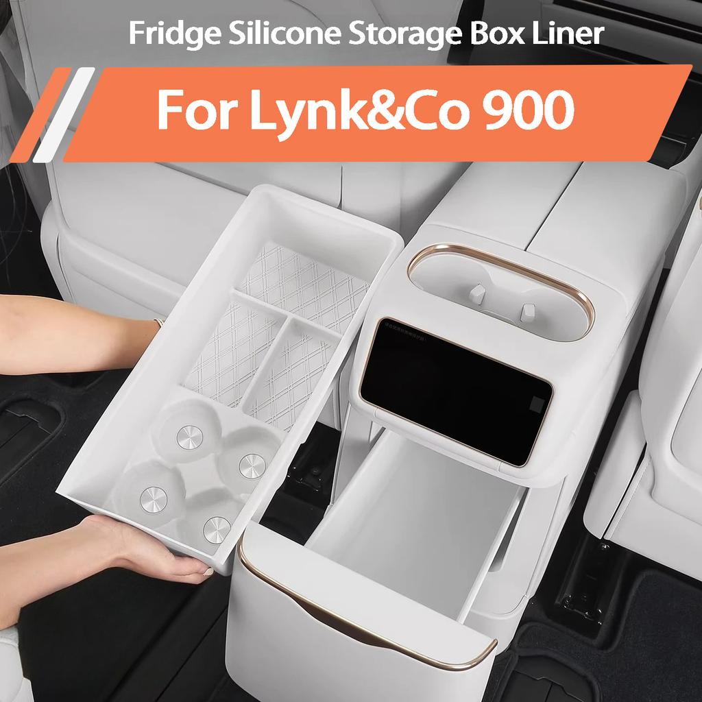 Для Lynk&Co 900 2025-2026 Коврик для холодильника Силиконовый подстаканник Аксессуары для декора интерьера