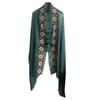 Soft Polyester Long Shawl with Intricate Ethnic Embroidery Shawl Elegant Shawl for Parties and Vacations