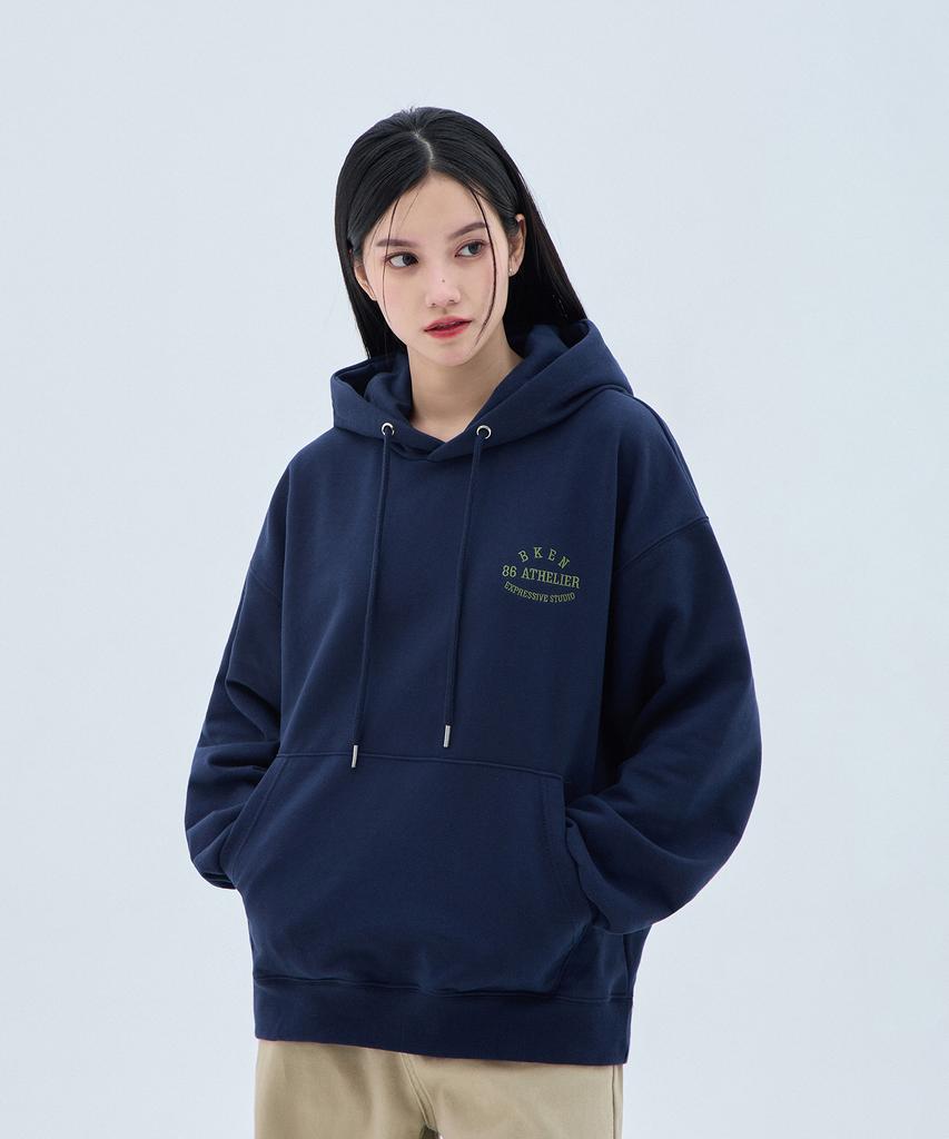 BAKKEN [Женская] Худи с надписью 86 Atelier Bk6975 (3 цвета)