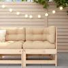 VidaXL Corner Garden Sofa Solid Pine Wood 825471