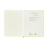 Moleskine Classic Fabric Collection Notebook, Hardcover, Horizontally Ruled, XL Size, Hay Yellow, QP090M6SILK