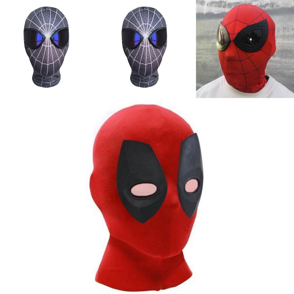 Костюм Человека-паука на Хэллоуин для детей и взрослых. Забавная маска Человека-паука, головной убор