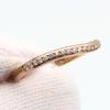 Used CARTIER Ring Ballerina Curve Wedding EU#51.5 52 K18 Pink Gold/diamond 2.2g Pink Gold Jewelry