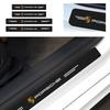 4Pcs Carbon Fiber Car Door Sill Protection Sticker Anti-scratch Refit For Boxster Cayenne Panamera Macan Cayman 911 918 996 917 991