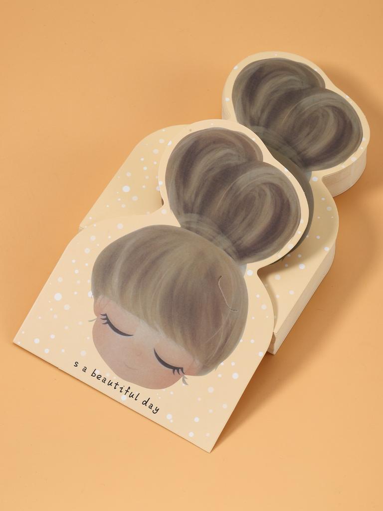 50 Pieces Jewelry Display Card Little Girl Hairpin Head Rope Jewelry Packaging Card Headband Hair Tie Storage Card