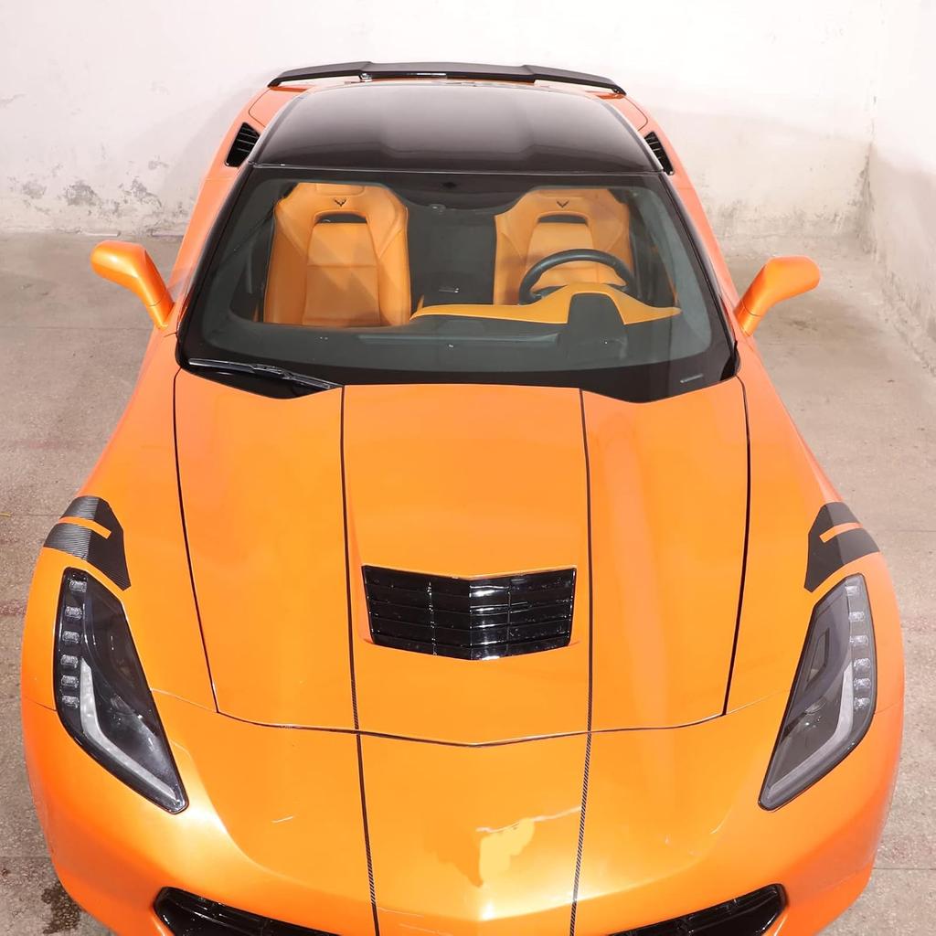 Виниловая графическая наклейка с двойной полосой в виде хэш-метки на крылья для Chevrolet Corvette C7 2014 2015 2016 2017 2018 2019 Аксессуары, Гоночные полосы на передние крылья