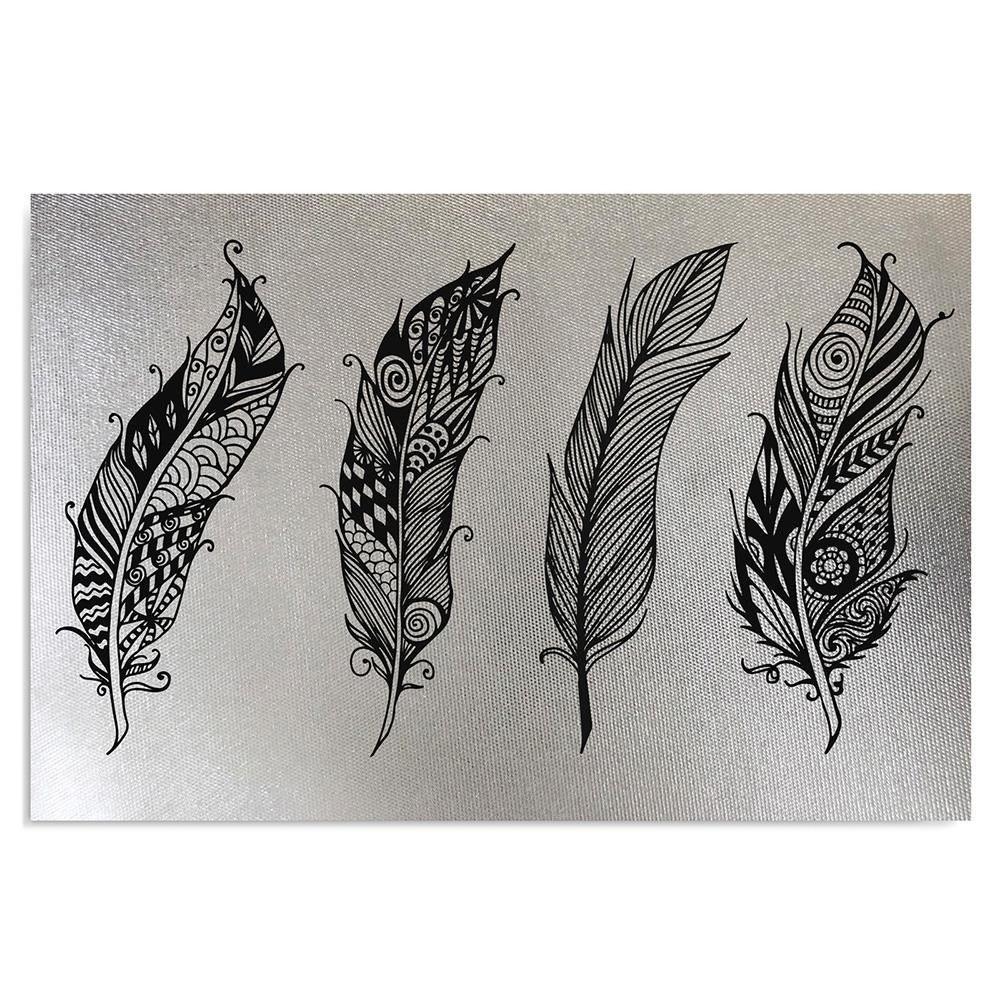 Feeby Холст, Четыре серебристых пера