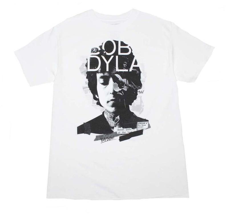 Bob Dylan Art Unisex T-Shirt Music Classic Concert Rock Band Tee New White Graphic Tee