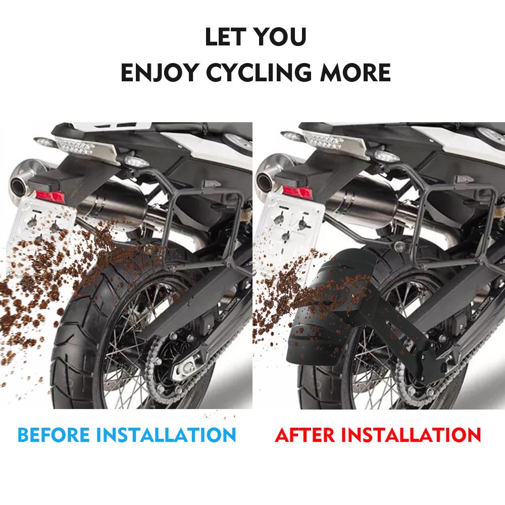 For BMW F800R F800GS F700GS F650GS F800 F700 F650 GS 2008-2018 Wheel Hugger Motorcycle Rear Fender Mudguard Splash Mud Guard
