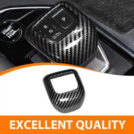NEW Carbon Fiber Car Gear Shift Knob Cover Trim 1Pcs For Qashqai  ABS