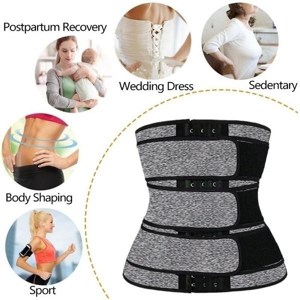 Upgrade Velcro Elastic Sticker Waist Trainer Women Slimming Sheath Sweat Body Shaper Weight Loss Shapewear Belly Shapers Reducing Girdles Belt Corsets