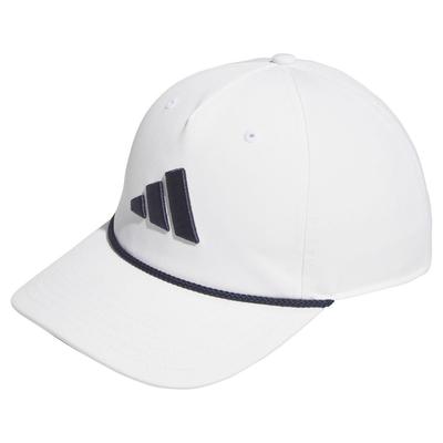 Мужская белая 5-панельная кепка для гольфа Adidas Golf Tour