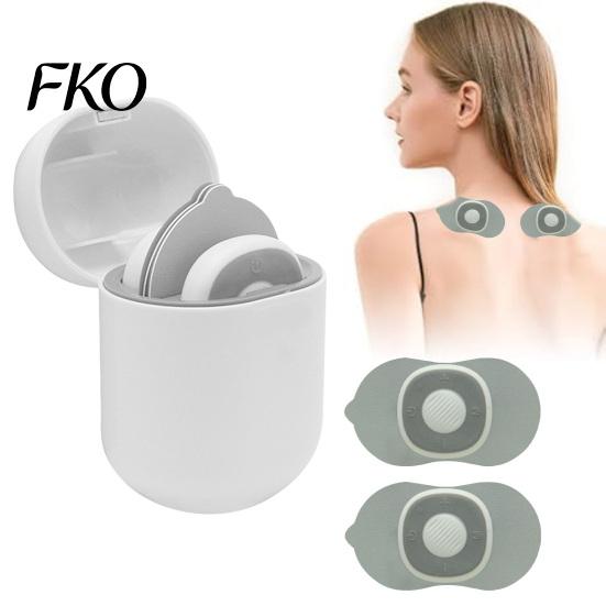 Adjustable Intensity Massager Muscle Electric Massager, Neck Gel Pads Trainer, Stimulator Sticker Advanced Massage Technology Gels, Blood Circulation
