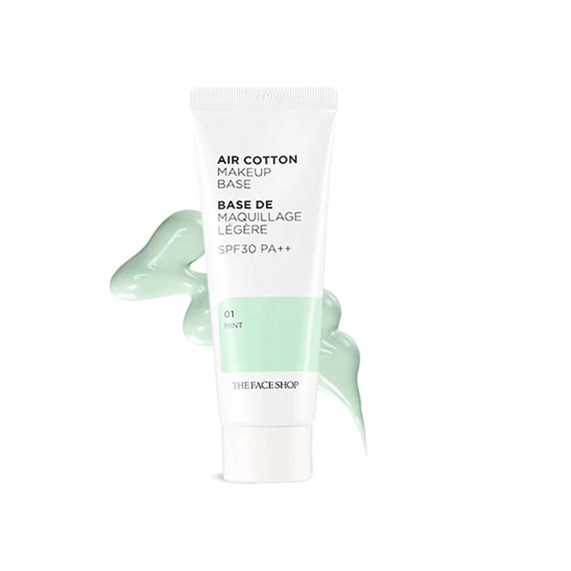 The Face Shop Air Cotton Makeup Base SPF30 PA++ #Mint 35 г