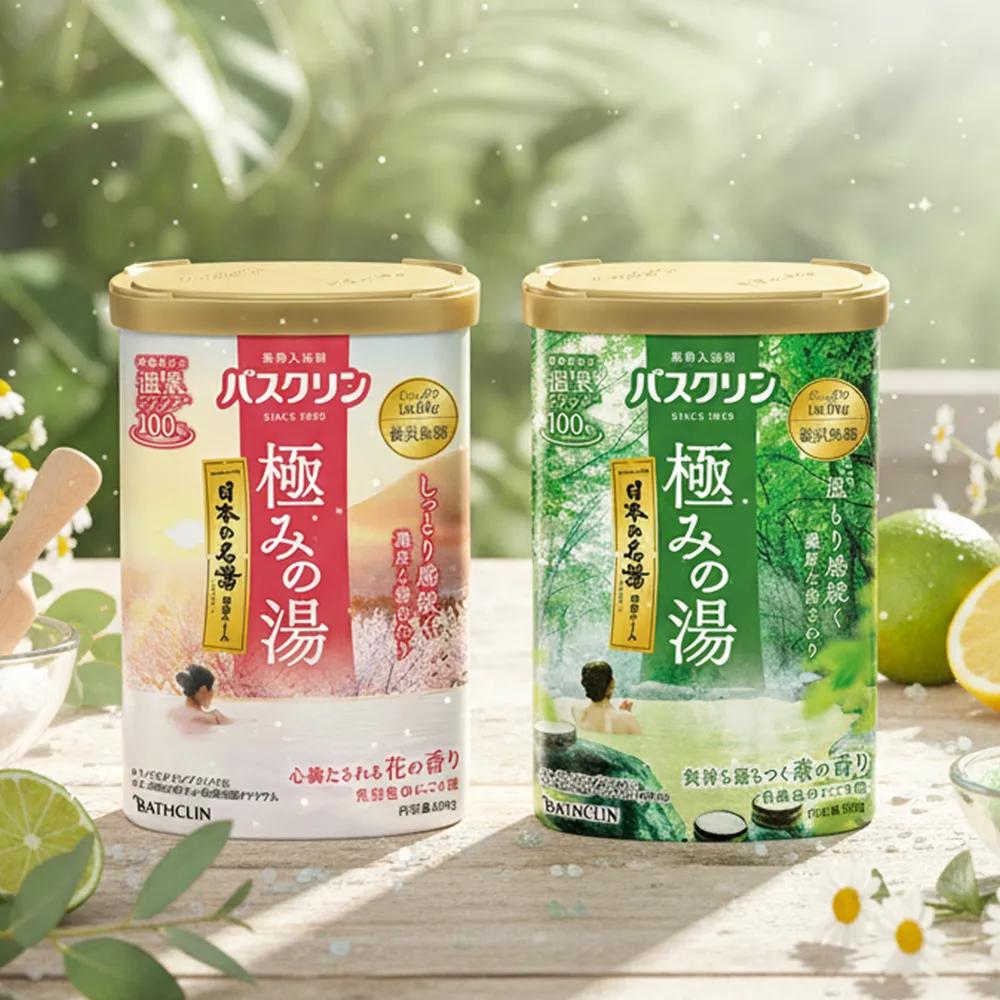 BATHCLIN Kiwaminoyu 600 г Японская соль для ванн Ванна для половины тела