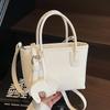Hot-selling High-quality Simple Lychee Pattern Portable Bucket Bag Women's Casual Versatile Commuter Shoulder Messenger Bag