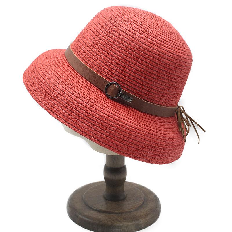 New French retro Hepburn style straw hat women's summer sun hat going out vacation sun protection hat
