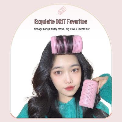 Большая плойка для челки с самоклеящимся пушистым прикорневым зажимом