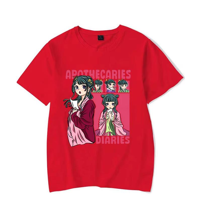 New Fuuny The Apothecary Diaries Printed Unisex Men's Women's Fashion Harajuku Short Sleeve Maomao Casual Summer Tops Tees