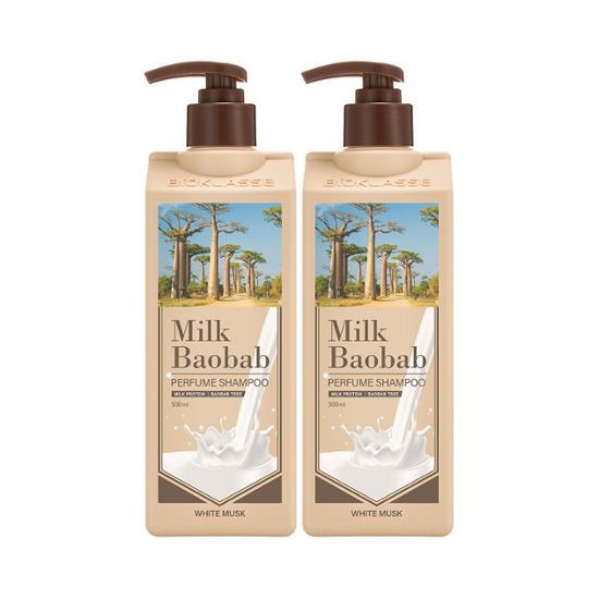 Milk Baobab Парфюмированный шампунь Double Special (500мл*2 упаковка) 3 типа, выберите 1