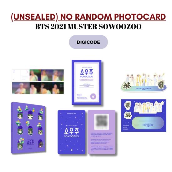 BTS Незапечатанные неслучайные фотокарточки «Master Sowoozoo 2021»