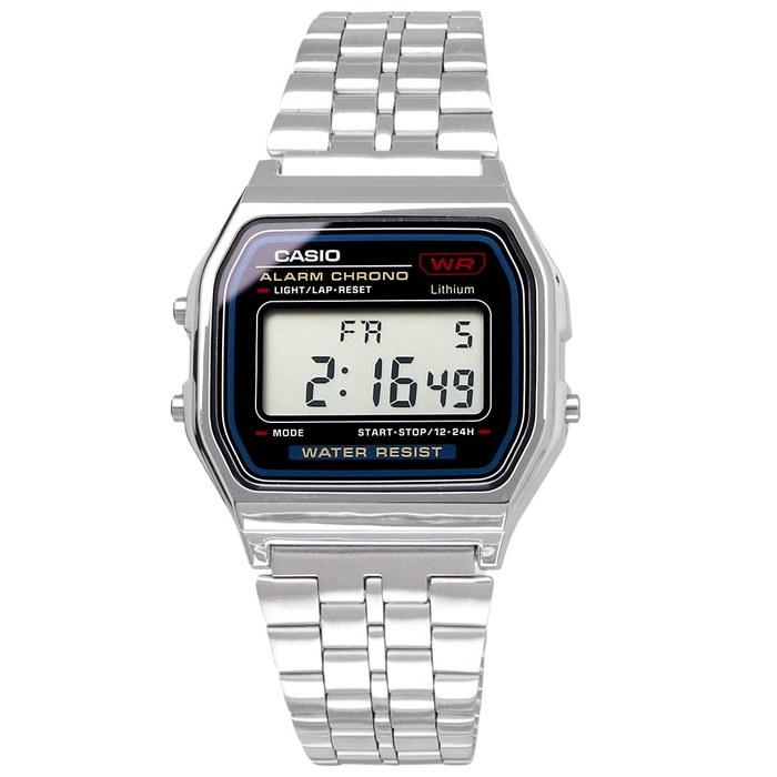 Casio Цифровые часы STANDARD A159W-N1 - Серебристые