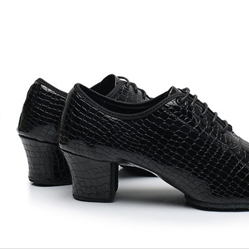 Женская обувь для современных танцев для девочек, латиноамериканский вальс, сальса, обувь для начинающих, танцевальная обувь из искусственной кожи, каблук 5 см