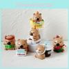 Figure Capybara Action Cartoon Model Toy Decoration Doll Children Gifts Ornament