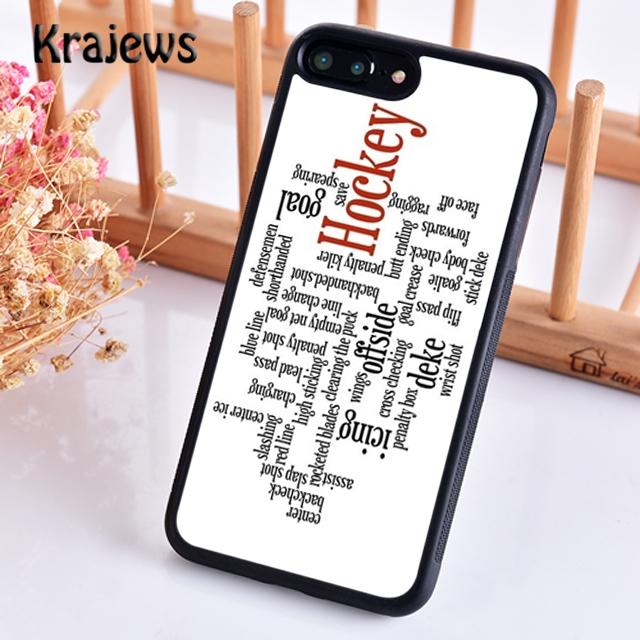 Krajews Чехол для телефона с узором хоккейного клуба Для iPhone 17 Air 16 15 14 plus 11 12 pro max coque Оболочка Fundas