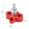 Шпилька клеммного блока Daul, двойная клеммная колодка M8 постоянного тока, 48 В, силовая клеммная колодка, положительные отрицательные фиксированные болты проводки для грузовика, лодки, автофургона