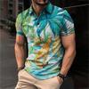 Мужская летняя дышащая рубашка с короткими рукавами и культурой отдыха