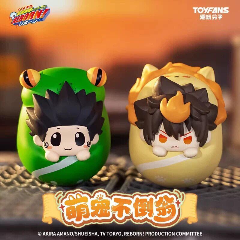 New Authentic Hitman Reborn Senluo Wanxiang Katekyo Daruma Blind Box Mini Chibi Figurines Cute Desktop Decor Gift For Girls