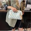 Ретро Ручная Облачная Сумка Модный Крючком Банкетная Сумка Корейский Стиль Простая Повседневная Сумка-Почтальон на Зажиме Плечевая Сумка