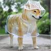 Clearance Promotion Pet Raincoat Spring Summer Scrub Dog Cute Poncho Kitten Transparent Cat Exclusive