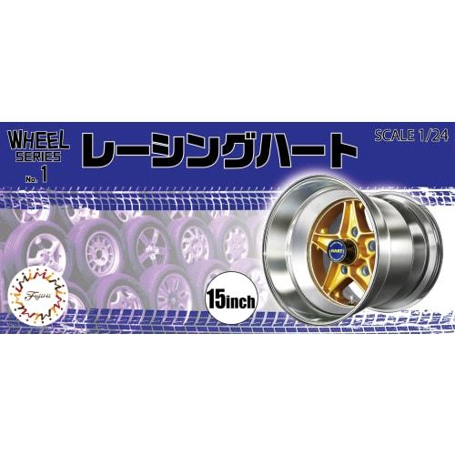 Fujimi Model 1/24 Wheel Series No.1 Racing Heart 15-inch W-1