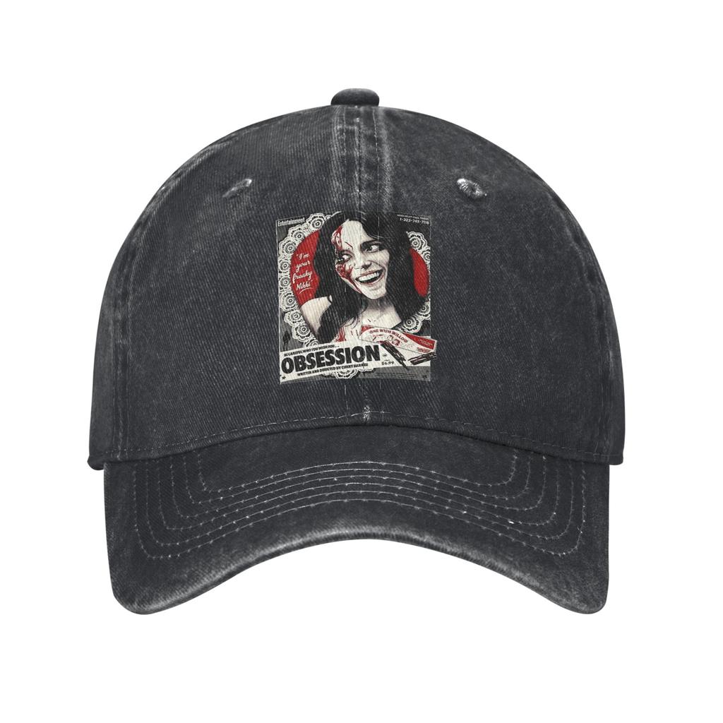 Obsession One Wish Willow Men Women Baseball Cap  Distressed Denim Hats Cap Vintage Outdoor Activities Adjustable Sun Cap