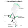 Ручка для ремонта листового металла, распылитель краски с высокой степенью распыления, пневматический распылитель, мини-автомобильный краскопульт, набор для покраски автомобилей, воздух