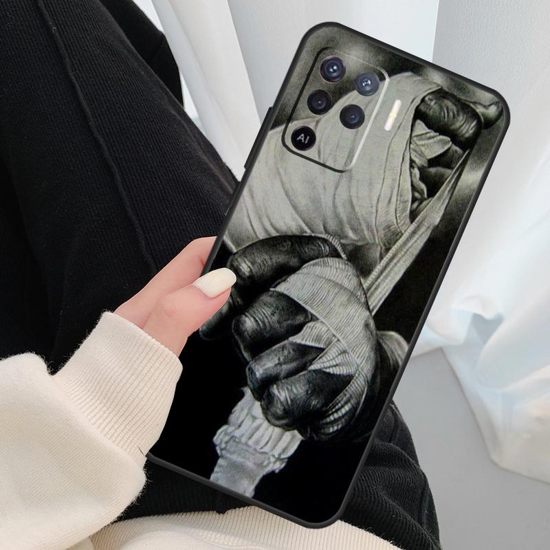 Кейс для боя Муай Тай Кикбоксинг Для Oppo A96 A76 A16 A60 A98 A58 A78 A18 A38 A80 A40 A77 A57 A17 A74 A54 A94 A15 A5 Pro