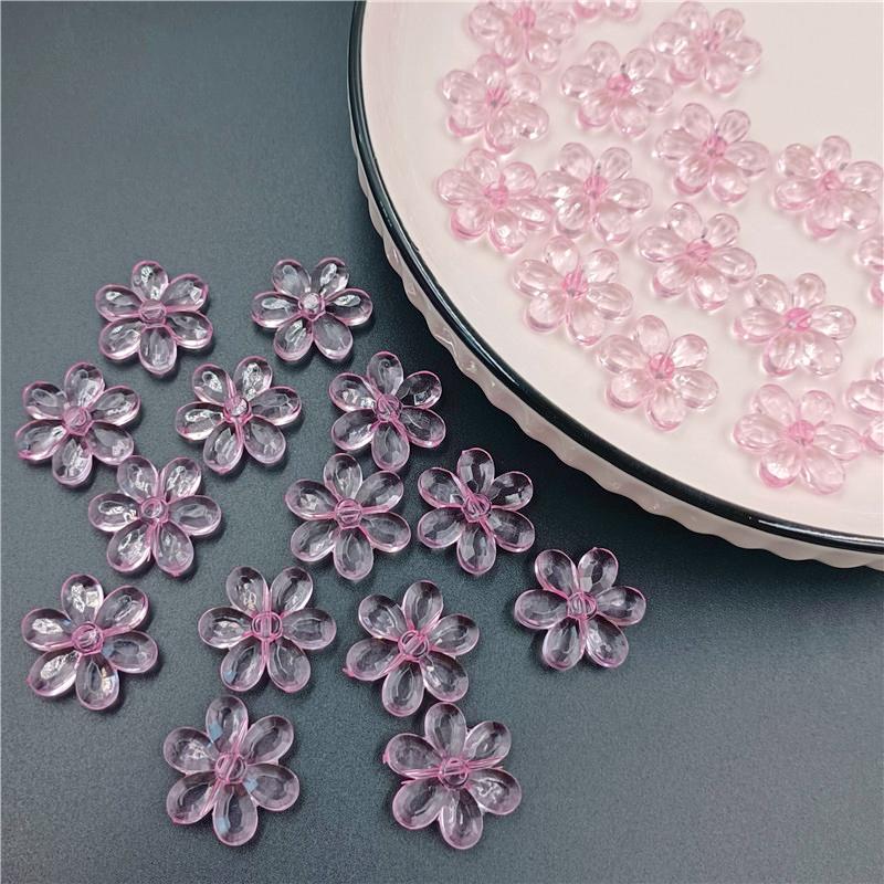 10 шт. 23 мм аксессуары для изготовления ювелирных изделий своими руками акриловые бусины в форме цветка солнца браслет ожерелье новые красочные свободные разделительные бусины ручной работы