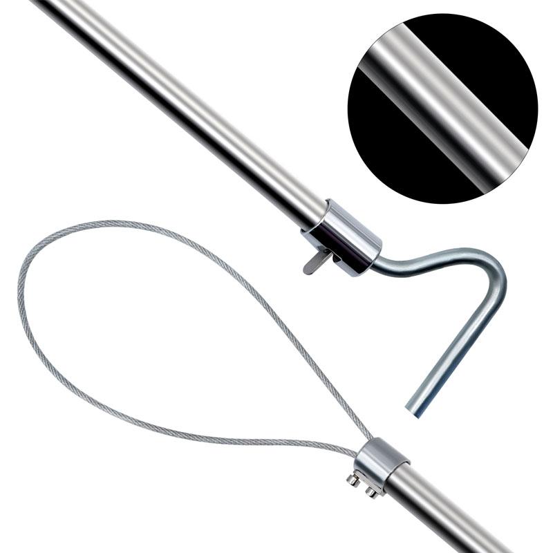 1Pcs Wired Catching Pig Lasso Baoding Pig Head Grab Pig Device Pig Equipment Convenient Safety Copper Handle