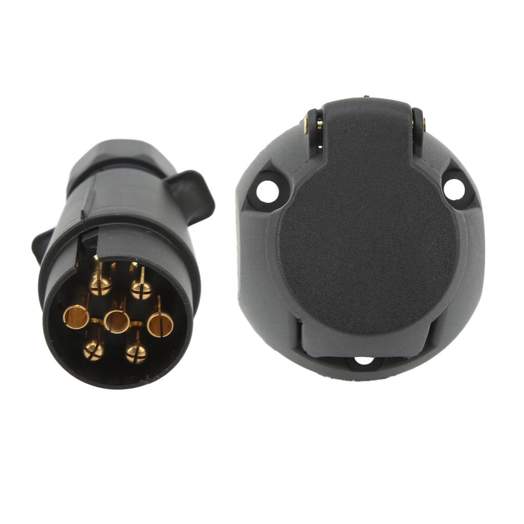 7-контактная вилка прицепа розетка с прокладкой комплект кронштейна разъем жгута проводов для моторной лодки RV