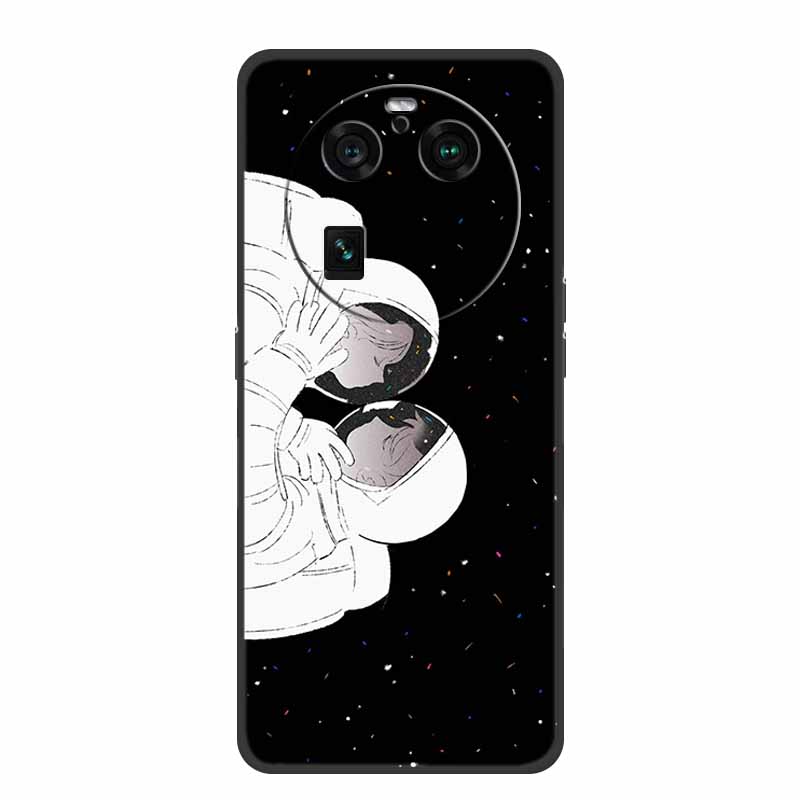 Чехол для Oppo Find X6 Pro Астронавт Мягкий силикон Ударопрочный задняя крышка телефона Чехлы для Oppo Find X6 Pro 5G Человек-космонавт Лев Оболочка