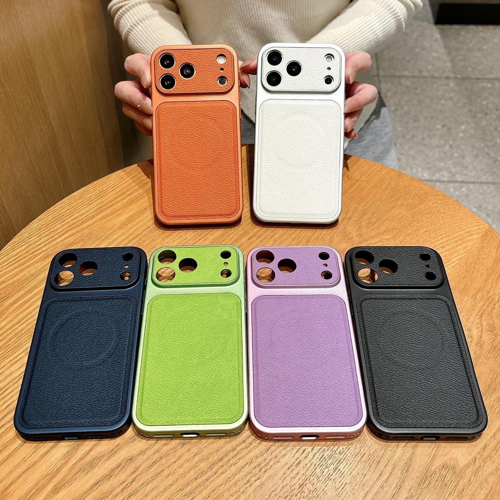 Магнитная защитная наклейка-скин для iPhone 16 и Apple 17 Pro Max - Полное покрытие с кнопкой AI