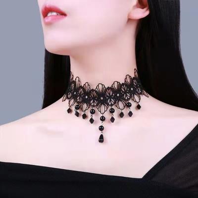 Кружевная ключичная цепочка Сексуальные ювелирные аксессуары Горячая распродажа Кружевное ожерелье Повседневная жизнь