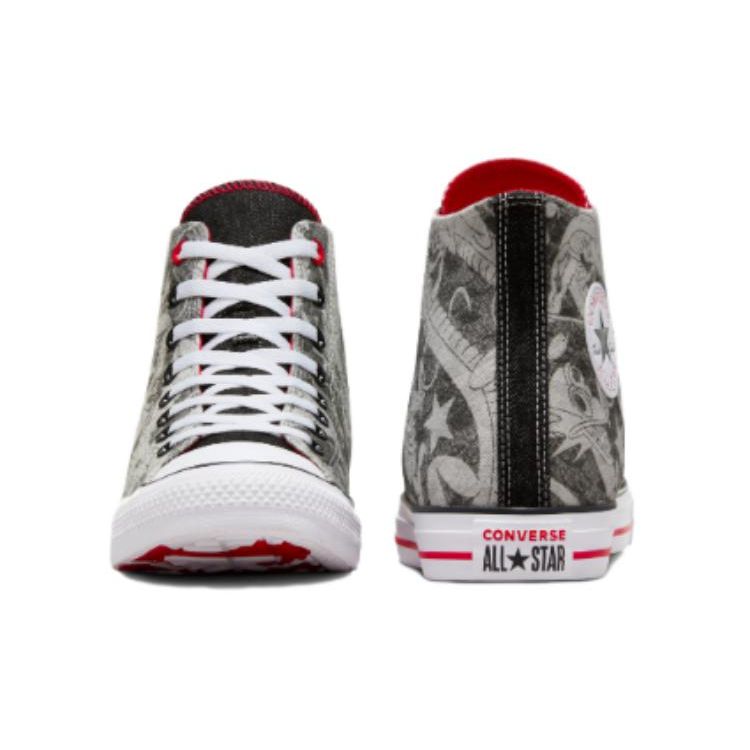 Converse Кеды унисекс All Star с высоким верхом, из прочного канваса, с амортизацией, черные A08702C