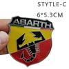Abarth Scorpion 3D Metal Emblem Sticker - Personalize Your Car Logo