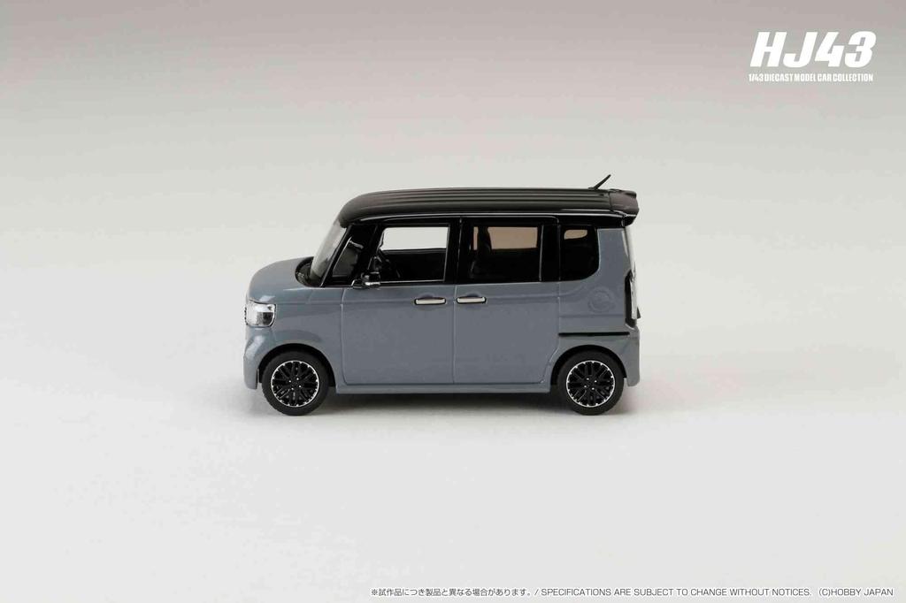 HJ43 Honda CUSTOM Slate Gray Pearl Black Finished Product 1/43 N-BOX &