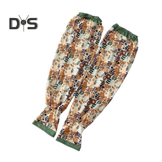 Солнцезащитные нарукавники для женщин Цветочные солнцезащитные нарукавники УФ-блокирующие охлаждающие нарукавники для бега на открытом воздухе для езды на велосипеде