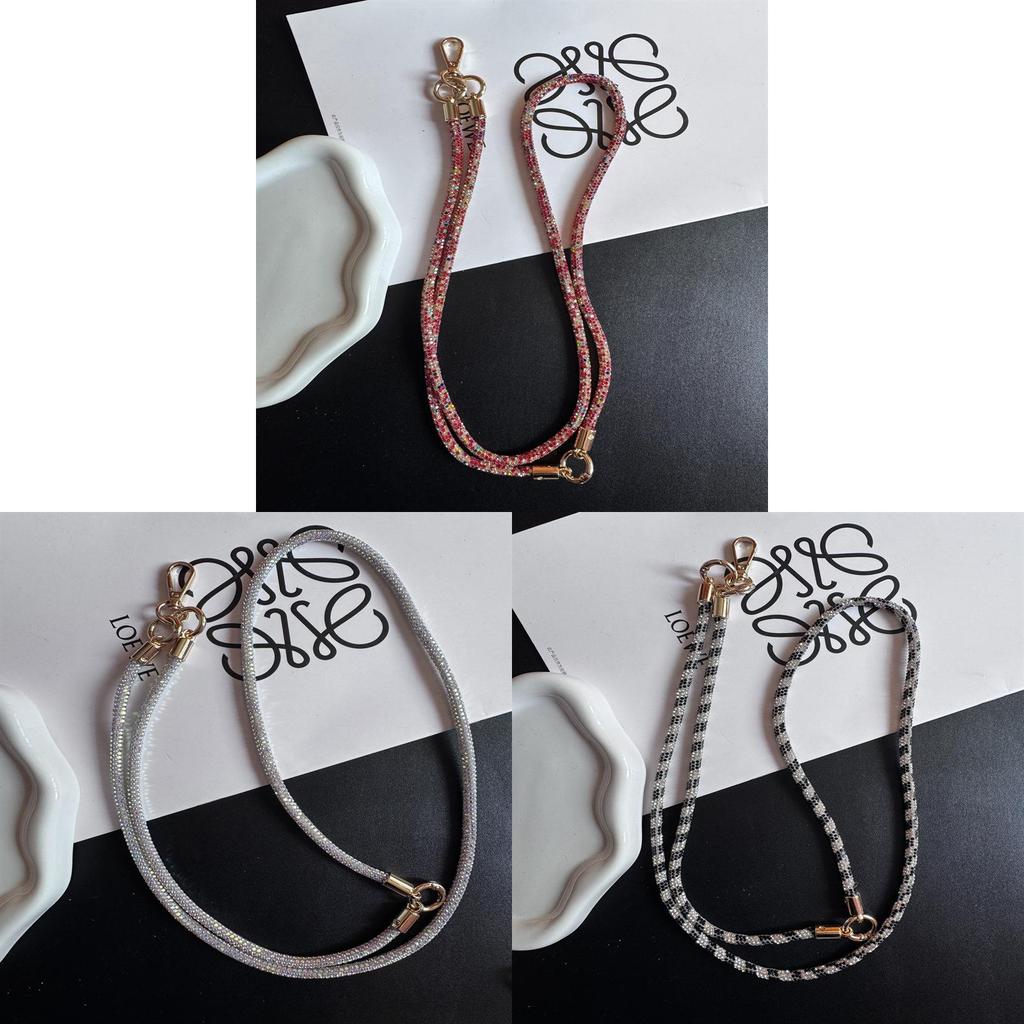 Full Diamond Multi Use Phone Chain With Sparkling Gems For Women And Men