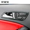 Carbon Fiber Car Styling Door Buttons Seat Adjustment Panel Cover Stickers Trim for Mercedes Benz A GLA CLA Class W176 X156